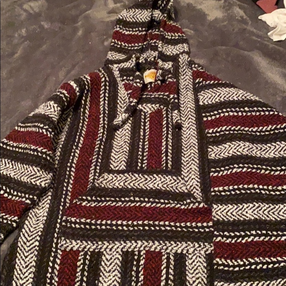 Knitted hoodie